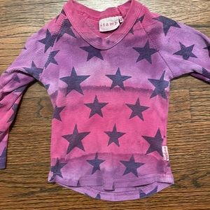 Tie dye shirt w stars